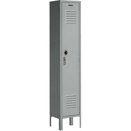 Global Industrial 12 in W, 18 D, 78 in H, Gray 652070GY